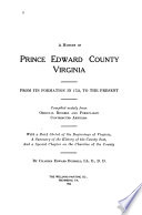 A History of Prince Edward County Virginia