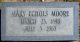 Mary Echols Headstone